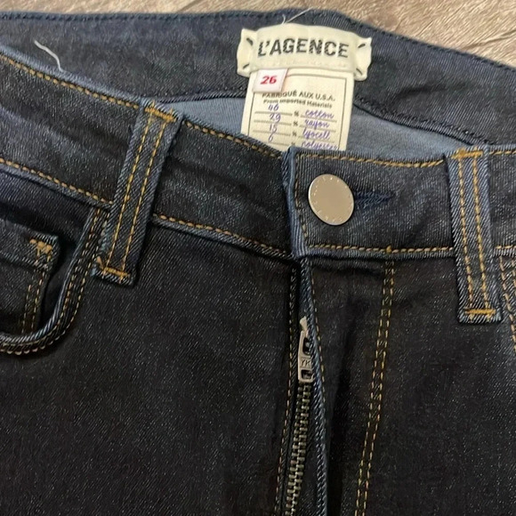 NWT!! L’agence - Dark Denim Skinny Jeans - Size 26 - Picture 8 of 8